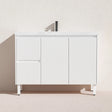 Brighton Freestanding PVC Vanity 1200mm (Single Bowl) (Matte White) Poseidon
