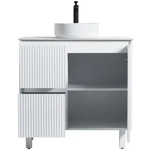 Brighton Freestanding PVC Vanity 900mm (Matte White) Poseidon