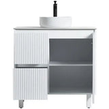 Brighton Freestanding PVC Vanity 900mm (Matte White) Poseidon