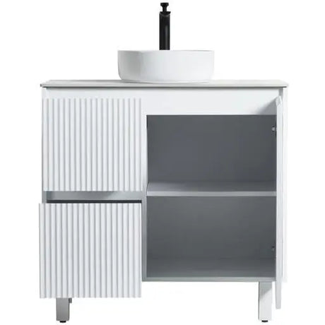 Brighton Freestanding PVC Vanity 900mm (Matte White) Poseidon