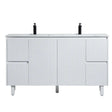 Brighton Freestanding Vanity 1500mm (Single/Double Bowl) (Matte White) Poseidon