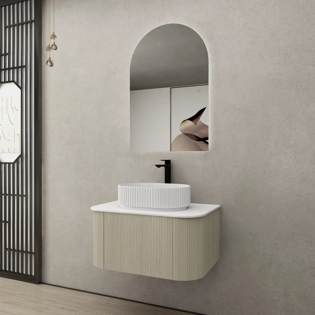 POS Bronte Wall Hung Vanity Coastal Oak (All Sizes) Poseidon