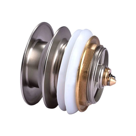 40mm Brushed Nickel Bathtub Pop Up Waste Non Overflow Aquaperla