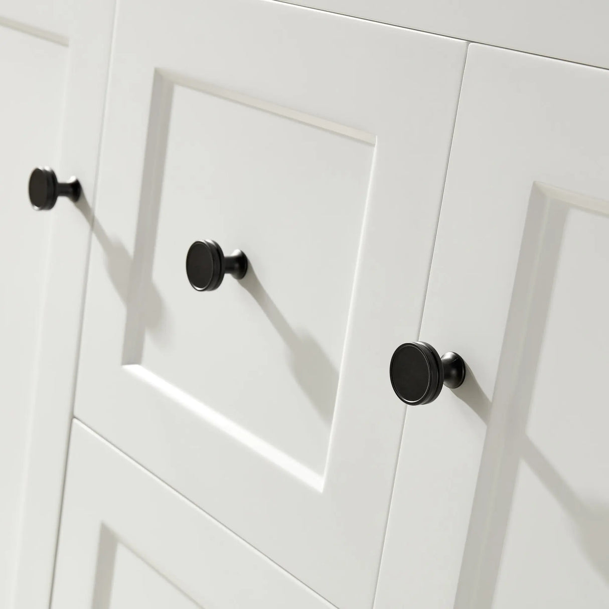 Harrington Floor PVC Cabinet Vanity 1200mm (Matte White) (Double Bowl) Poseidon