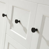 Harrington Floor PVC Cabinet Vanity 1200mm (Matte White) (Double Bowl) Poseidon