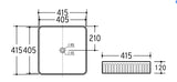 CA415SQ Above Counter Basin Poseidonbk