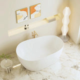 Cannes Freestanding Bathtub - Matt White mercioaustralia