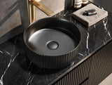 Brindabella Wall Hung Vanity (Middle Drawer) 1200mm (Single/Double Bowl) (Matte Black) Poseidon
