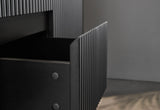 Brindabella Wall Hung Vanity (Middle Drawer) 1200mm (Single/Double Bowl) (Matte Black) Poseidon