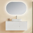 Brindabella Wall Hung PVC Cabinet (Middle Drawer) 1200mm (Single/Double Bowl) (Matte White) Poseidon