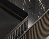 Brindabella Wall Hung PVC Cabinet 1200mm (Single Bowl) (Matte Black) Poseidon