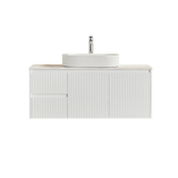 Brindabella Wall Hung PVC Cabinet 1200mm (Single Bowl) (Matte White) Poseidon