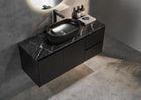 Brindabella Wall Hung PVC Cabinet 1200mm (Single Bowl) (Matte Black) Poseidon