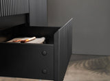 Brindabella Wall Hung Vanity (Middle Drawers) 1500mm (Single/Double Bowl) (Matte Black) Poseidon