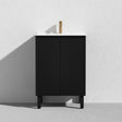 Brighton Freestanding PVC Vanity 600mm (Matte Black) Poseidon