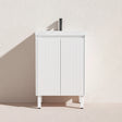 Brighton Freestanding PVC Vanity 600mm (Matte White) Poseidon