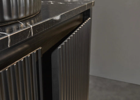 Brindabella Wall Hung PVC Cabinet 600mm (Matte Black) Poseidon