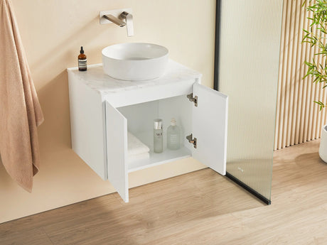 Brindabella Wall Hung PVC Cabinet 600mm (Matte White) Poseidon