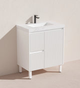 Brighton Freestanding PVC Vanity 750mm (Matte White) Poseidon