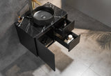 Brindabella Wall Hung PVC Cabinet 750mm (Matte Black) Poseidon