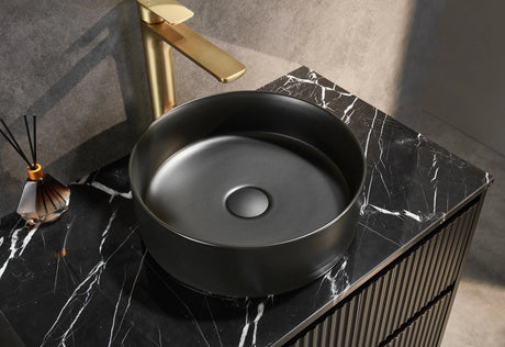 Brindabella Wall Hung PVC Cabinet 750mm (Matte Black) Poseidon