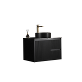 Brindabella Wall Hung PVC Cabinet 750mm (Matte Black) Poseidon