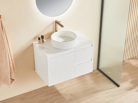 Brindabella Wall Hung PVC Cabinet 750mm (Matte White) Poseidon