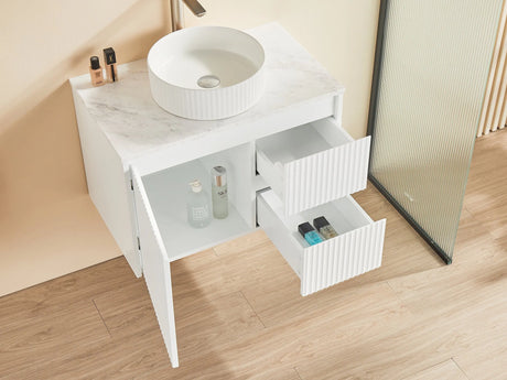 Brindabella Wall Hung PVC Cabinet 750mm (Matte White) Poseidon