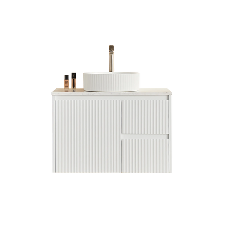 Brindabella Wall Hung PVC Cabinet 750mm (Matte White) Poseidon