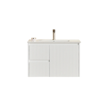 Brindabella Wall Hung PVC Cabinet 750mm (Matte White) Poseidon