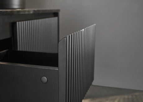 Brindabella Wall Hung PVC Cabinet 900mm (Matte Black) Poseidon