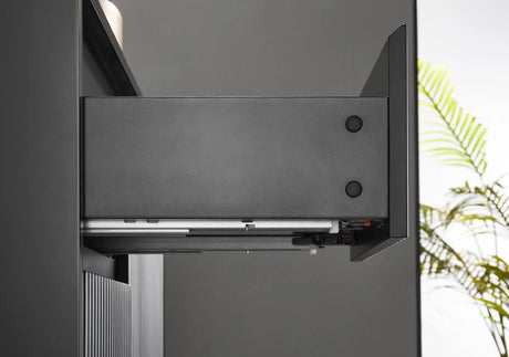 Brindabella Wall Hung PVC Cabinet 900mm (Matte Black) Poseidon