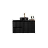 Brindabella Wall Hung PVC Cabinet 900mm (Matte Black) Poseidon