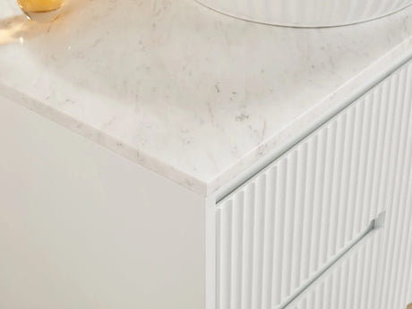 Carrara White Marble Stone Top- Silica Free Quartz Stone Poseidonbk