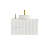 Brindabella Wall Hung PVC Cabinet 900mm (Matte White) Poseidon