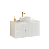 Brindabella Wall Hung PVC Cabinet 900mm (Matte White) Poseidon