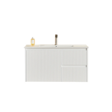Brindabella Wall Hung PVC Cabinet 900mm (Matte White) Poseidon