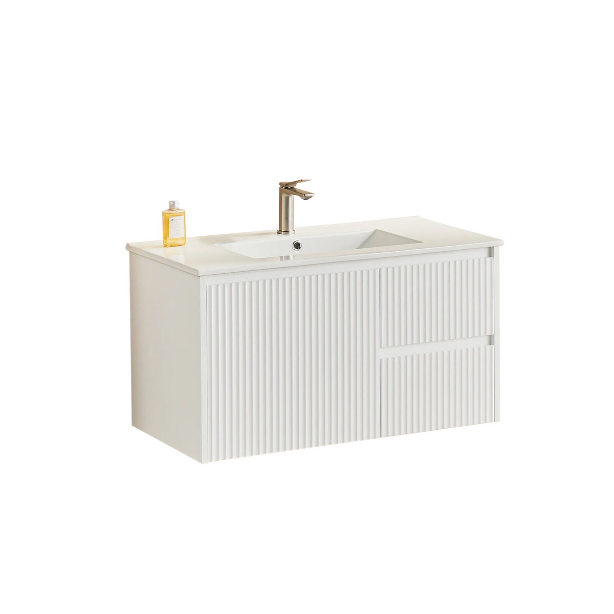 Brindabella Wall Hung PVC Cabinet 900mm (Matte White) Poseidon