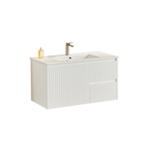 Brindabella Wall Hung PVC Cabinet 900mm (Matte White) Poseidon