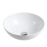 Chur 03 Counter-top Round-edged Square Basin - Touchline White mercioaustralia