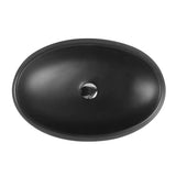 Chur 33 Counter-top Oval Basin - Matt Black mercioaustralia