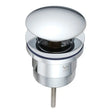 40mm Chrome Pop Up Waste Universal Non Overflow Aquaperla