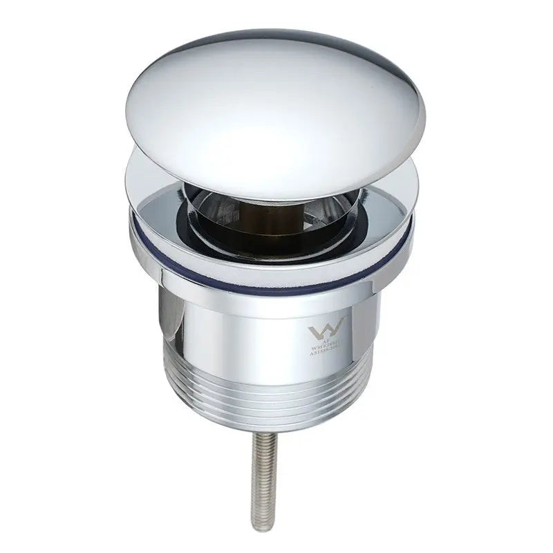 40mm Chrome Pop Up Waste Universal Non Overflow Aquaperla