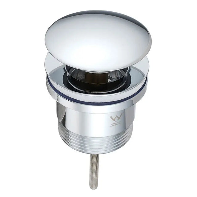 40mm Chrome Pop Up Waste Universal Non Overflow Aquaperla