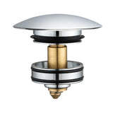 40mm Chrome Pop Up Waste Universal Non Overflow Aquaperla