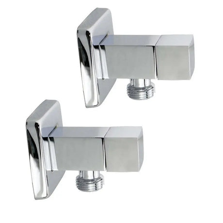 Chrome Washing Machine Taps One Pair Aquaperla