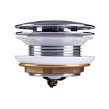 40mm Chrome Bathtub Pop Up Waste Non Overflow Aquaperla