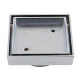 115x115mm Chrome Tile Insert Drain Aquaperla