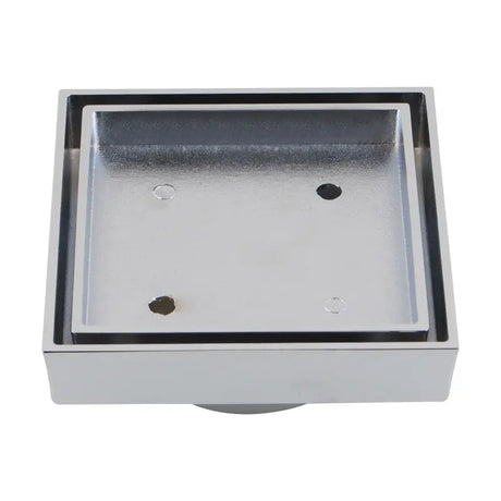115x115mm Chrome Tile Insert Drain Aquaperla