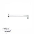 400mm Chrome Wall Shower Arm Aquaperla